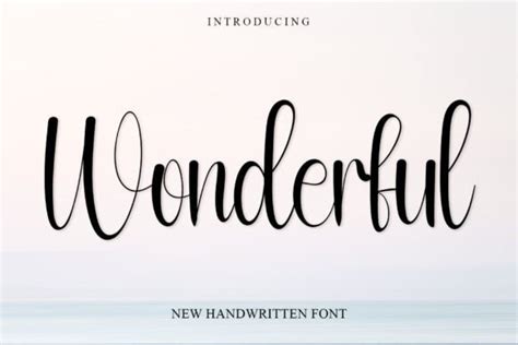 Wonderful Font By Nya Letter · Creative Fabrica