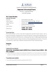 fin fall  syllabuspdf school  business management