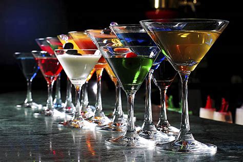 Multicolored Martini cocktails | 99 Health Ideas