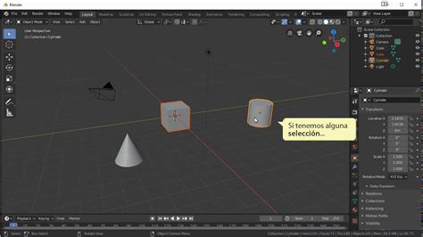 02 Tutorial Básico De Blender 28x Selección Y Eliminación De Objetos