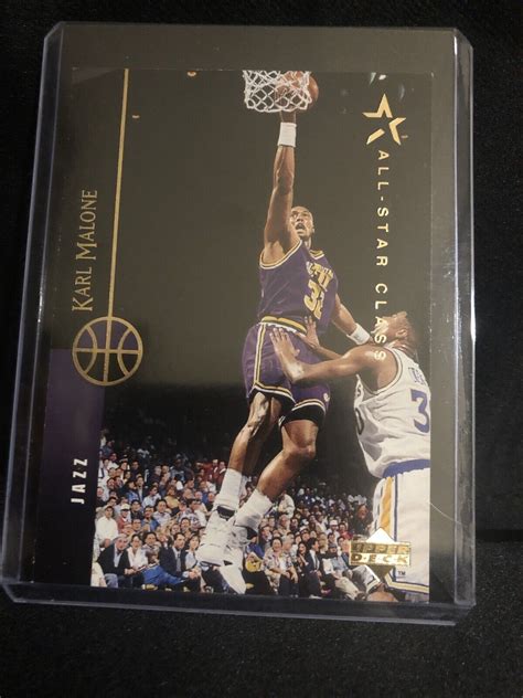 1995 Karl Malone Upper Deck 241 All Star NBA Basketball Card Utah Jazz