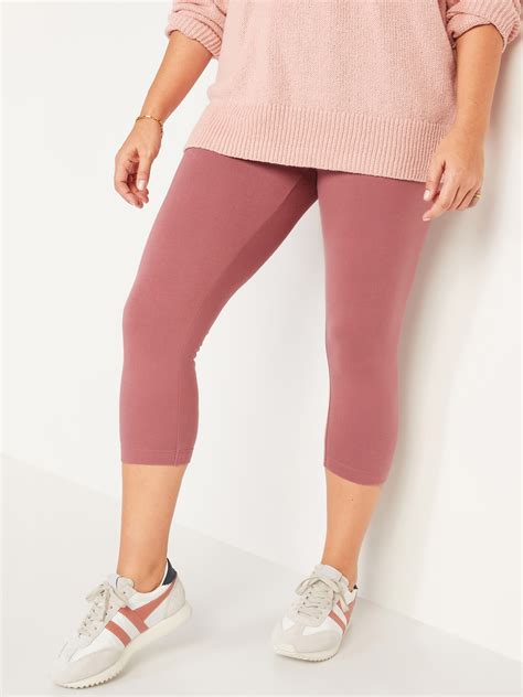 High Waisted Cropped Leggings For Women Old Navy