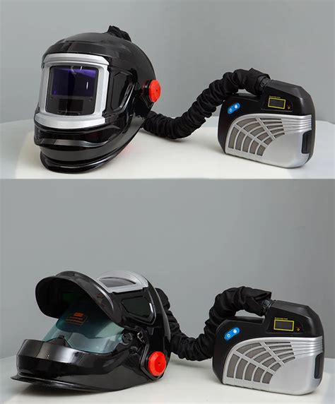 Rhk Tech 2024 New Automatic Solar Power Auto Darkening Air Purifying Respirator Welding Helmet