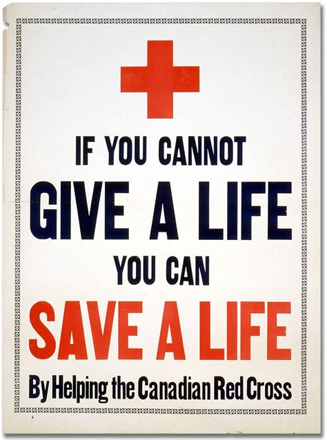 a red cross sign that says if you cannot give a life you can save a ...