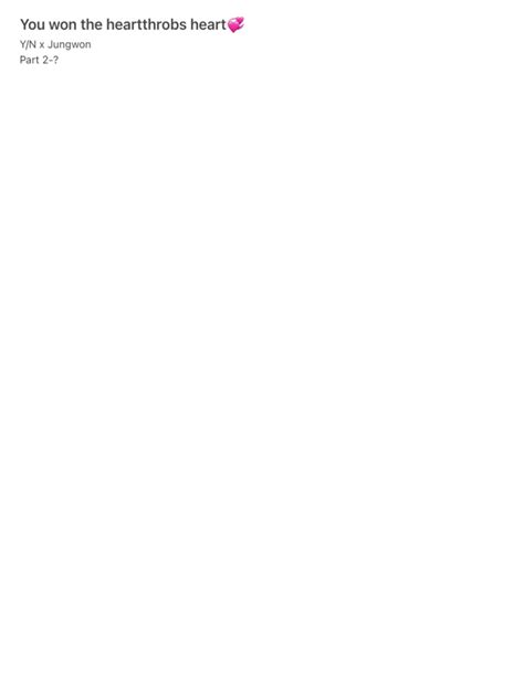 You Won The Heartthrobs Heart Pdf