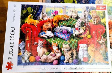 Puzzle Katzen 1500 Teile Marcello Corti Trefl Premium Acheter