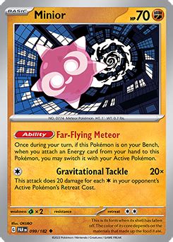 Minior Paradox Rift TCG Card Database Pokemon