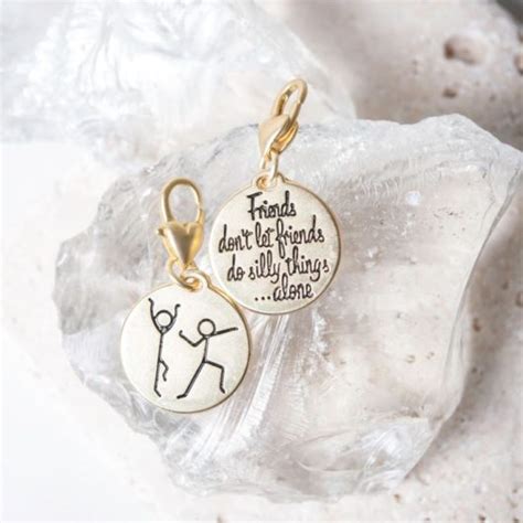 STICK FIGURES FRIENDSHIP CHARM Loretto Chapel