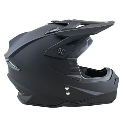 Шлем кроссовый ATAKI JK801 Solid (черный матовый, L) за 3 990