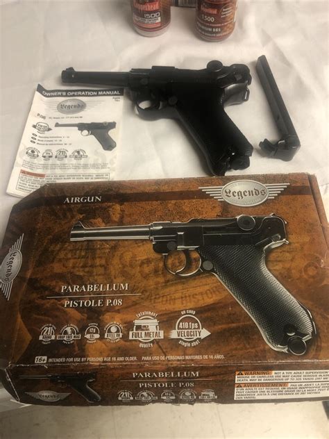 Umarex Legends Parabellum P Bb Air Pistol Fps