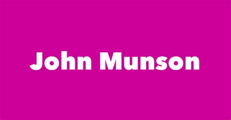 john munson spouse children birthday