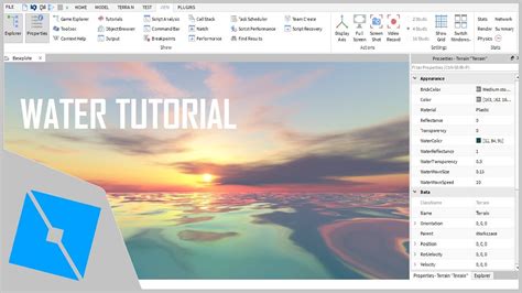 Roblox Tutorial Water Tutorial 💧 Youtube