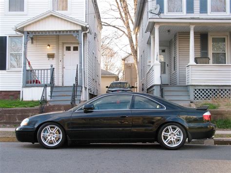 Acura Cl S Lowered Black Acura Cl S With Nice Rims And So Flickr