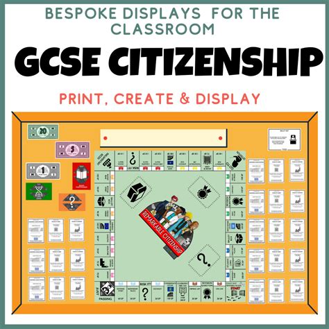 Cre8tive Resources Gcse Citizenship Classroom Display Wall