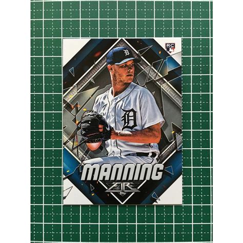 Topps Mlb Fire Matt Manning Detroit Tigers Base