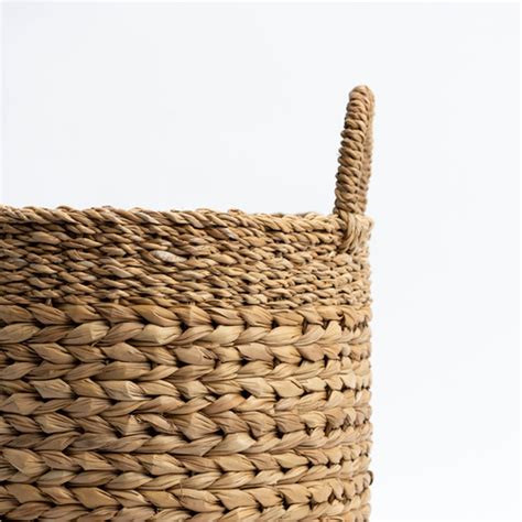 Piece Marbella Seagrass Hyacinth Basket Set Temple Webster