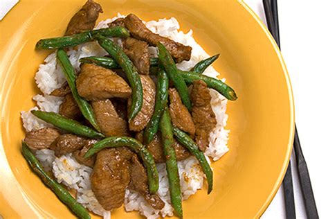 Pork And Green Bean Stir Fry