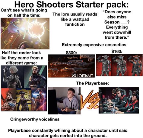 Hero Shooters starter pack : r/starterpacks