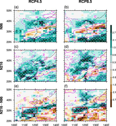 Projected Rainfall Shading Mm Day 21 And Vertical P Velocity