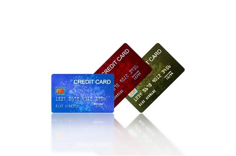 Premium Photo Credit Cards Isolated On White Background With