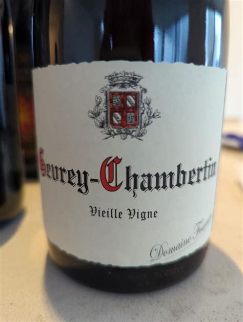 Domaine Fourrier Gevrey Chambertin Vieille Vigne France Burgundy