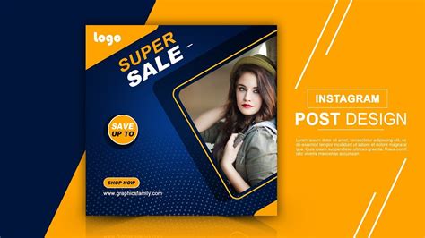 Photoshop Tutorial How To Design Instagram Post In Adobe Photoshop