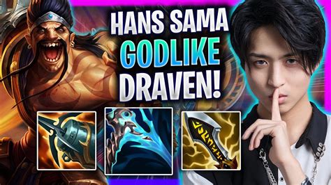 HANS SAMA GODLIKE DRAVEN GAME G2 Hans Sama Plays Draven ADC Vs Zeri