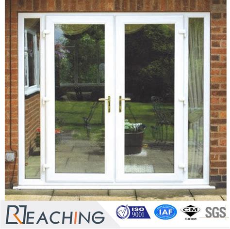 Conch Casement Upvc Pvc Door Swing Glass Door For Individual House