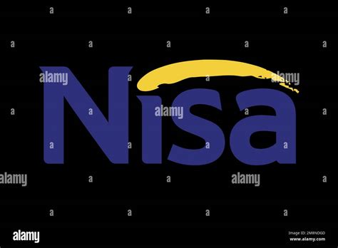 Nisa Retail, er Nisa Retail, er, Logo, Black Background Stock Photo - Alamy