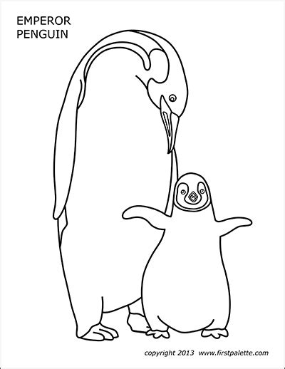 Emperor Penguin Coloring Pictures