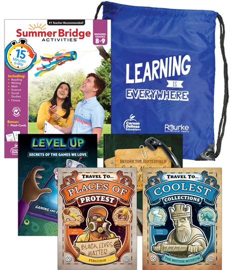 Summer Bridge Activities 8 9 Bundle Ages 13 14 Math Reading Comprehension Writing Science