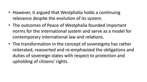 Peace of westphalia