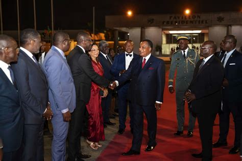 C Te D Ivoire D Part Du Pr Sident Denis Sassou Nguesso Apr S Une