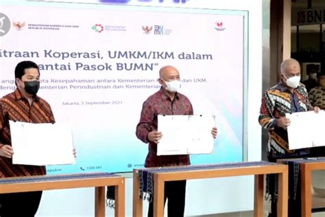 Koperasi Dan Umkm Kini Masuk Rantai Pasok Bumn Antara News