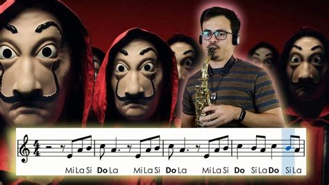 Sax Alto Bella Ciao La Casa De Papel Partitura Notas Chords