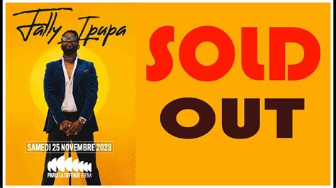 FALLY IPUPA PARIS LA DEFENSE ARENA SOLD OUT DEPUIS KALAAAAA