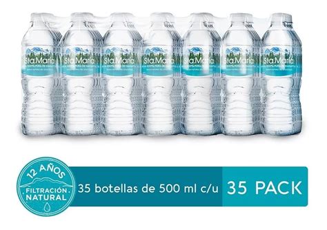 Agua de Manantial Natural Sta Maria Botella 500ml Mebuscar México