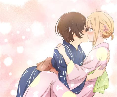 Kase Tomoka And Yamada Yui Asagao To Kase San Drawn By Kurosawa