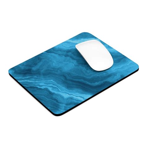 Aqua Marble Mouse Pad Sherry Decor Boutique