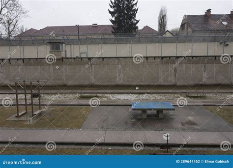 In The Courtyard Of A Prison Stock Photo Image Of Jurisdiction Guard