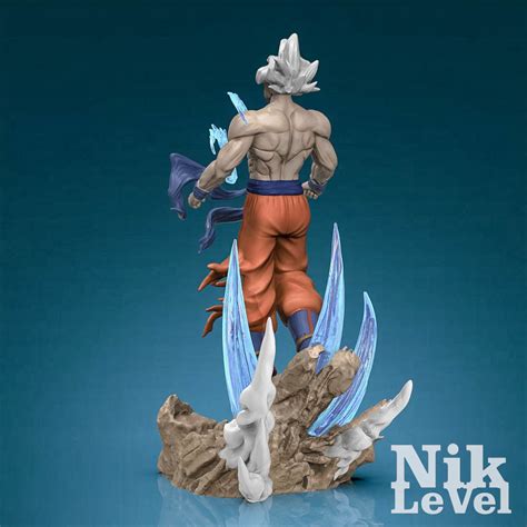 Son Goku Ultra Instict Dragon Ball 3D Printable 3D Model 3D Printable