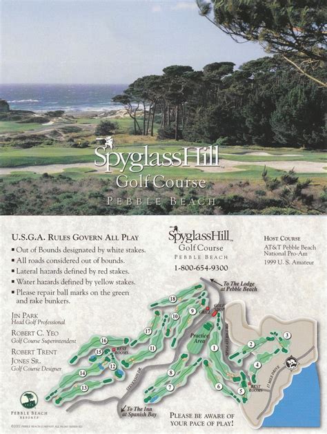 Spyglass Hill GC - Actual Scorecard | Course Database