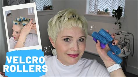 Velcro Rollers Take 2 Pixie Cut Style Youtube