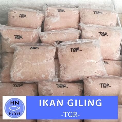 Jual Ikan Giling Kg Hn Fish Ikan Giling Tgr Kualitas Mirip Tenggiri