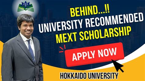 University Recommended MEXT Scholarships Explained Study In Japan