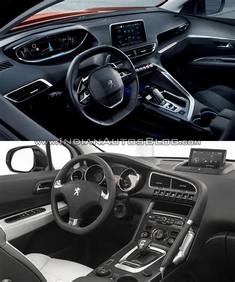 Peugeot 3008 interior Old vs New