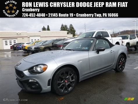 2018 Grigio Chiaro Light Grey Fiat 124 Spider Abarth Roadster