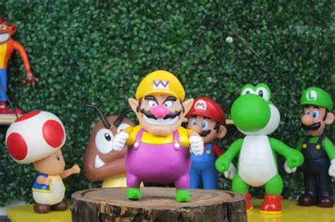 Boneco Original Wario Super Mario Bros Coleção R 79 em São Paulo São