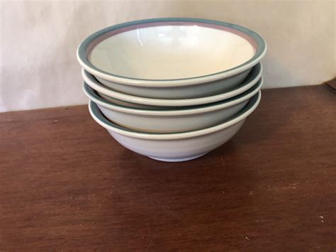 Vintage Set Pfaltzgraff Juniper Cereal Soup Salad Fruit Bowls