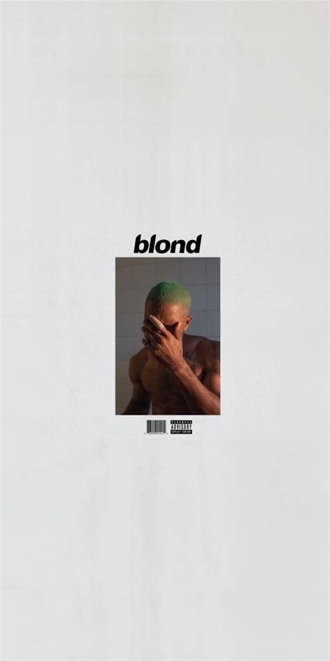 Frank Ocean, Blonde - Wallpaper in 2024 | Frank ocean, Cover wallpaper ...